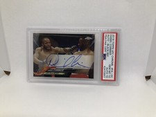 2018 Topps UFC Chrome #FA-DC Daniel Cormier Black Refractor Autograph PSA 10