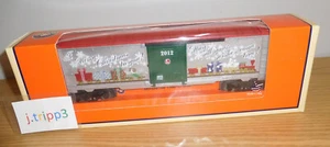 LIONEL 6-29976 CHRISTMAS 2012 O GAUGE TOY TRAIN BOXCAR HOLIDAY CAR MADE IN USA - Picture 1 of 4