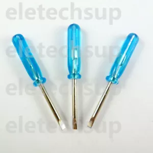 mini cacciavite a lama piatta slot 2,0 mm per potenziometro 3296W 3362 3386 3266 - Foto 1 di 6