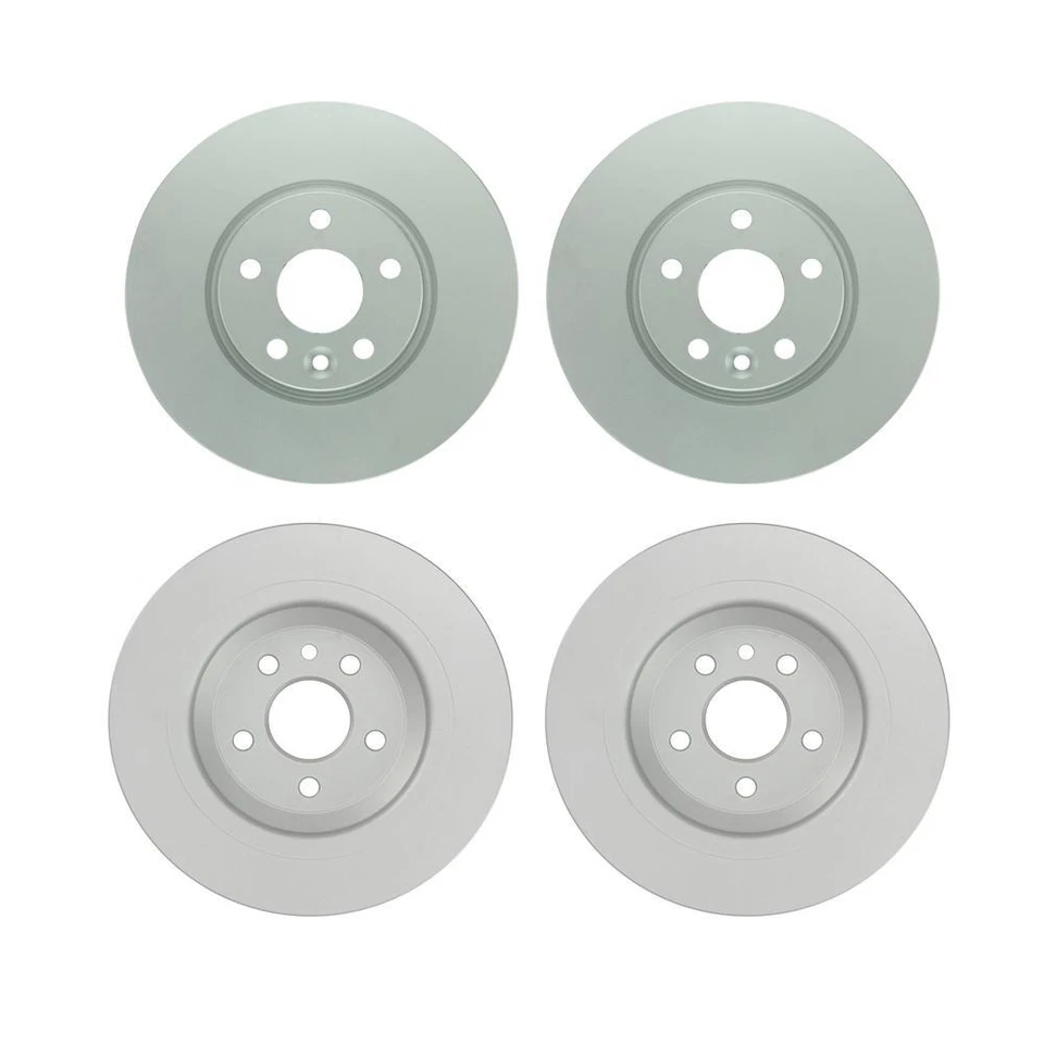 Kit de rotores de freno de disco Bosch QuietCast delanteros 300 mm y traseros 301,6 mm para Volvo Foto 1 de 1