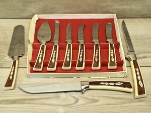 Regent Sheffield Knife Set 9 Pieces Carving Butter Cake Paring Cheese Spatula  - Picture 1 of 13