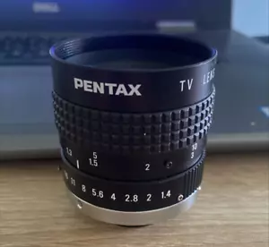 PENTAX C-MOUNT 1 : 1.8 50mm Television Lens - Picture 1 of 3