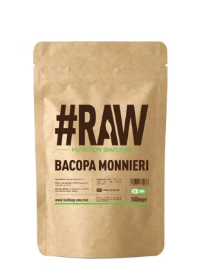 #RAW Bacopa Monnieri | 500mg Capsules | Brain Stress Mood Focus Relax