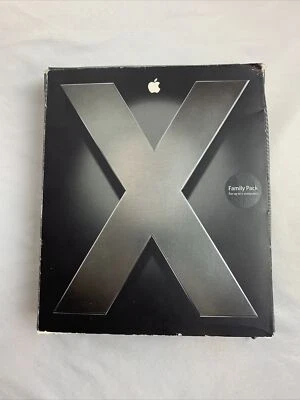 Mac OS X Tiger Panther 10.4 Apple  Operating System Software Family Pack 2005 - Image 1 of 4