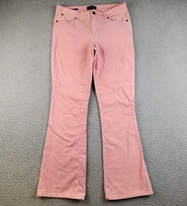 Talbots Pants Women's 8 31x30 Corduroy Flare Bootcut Pink Y2K Stretch Mid Rise - Picture 1 of 10