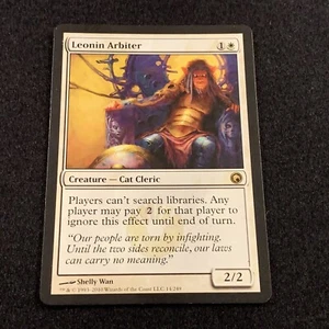 UNPLAYED ~ Leonin Arbiter Scars of Mirrodin ~Rare Magic The Gathering NM/MT MtG - Picture 1 of 6