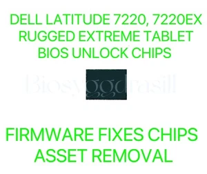 DELL LATITUDE 7220 7220EX Rugged Extreme Tablet, NO PASSWORD BIOS CHIP REMOVAL - Picture 1 of 1