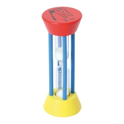 Zahnputzuhr bunt : Farbe - weiß - Bild 1 von 4