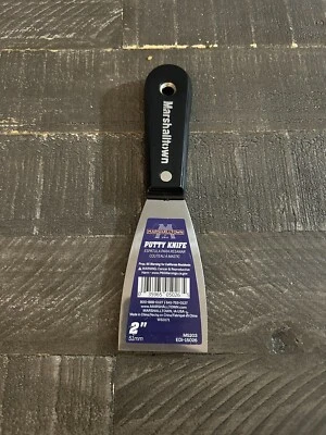 Cuchillo de masilla flexible Marshalltown de 2" hoja de acero al carbono para reparación de paneles de yeso M5203 Foto 1 de 2