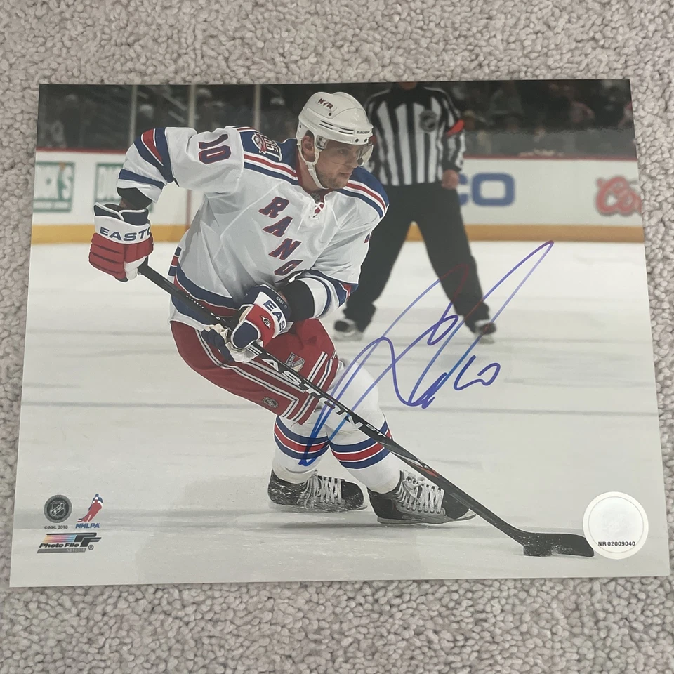 Фотография Мариана Габорика с автографом 8x10 суперзвезда Нью-Йорк Рейнджерс НХЛ - Изображение 1 из 1