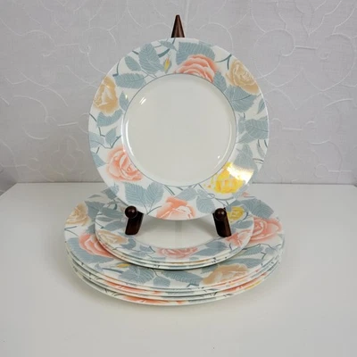 Juego de Platos de Cena de Cocina Arcopal Talla Única Blanco Floral Vidrio Francés Tropical Foto 1 de 4