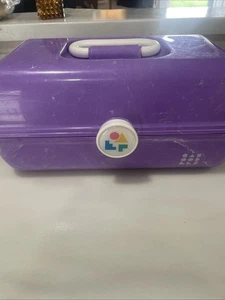 Caboodles Marmoriert Lila Make-up Tragetasche Box Modell Vintage US Y2K Nostalgie - Bild 1 von 5