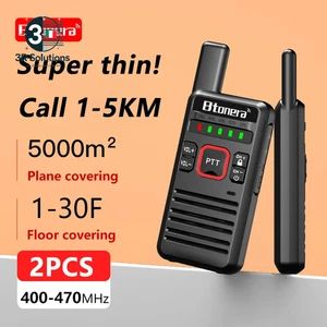 Mini Walkie Talkie BTONERA BT68 Radio Bidirezionale Portatile Comunicatore Radio - Imagen 1 de 9
