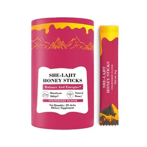 SHE-LAJIT HONEY STICKS - Healthy Ovulation and Overall Mood - Strawberry Flavor - Bild 1 von 8