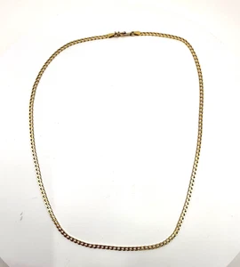 Collana maglia catena cubana in oro giallo 18 kt 750 - Foto 1 di 8