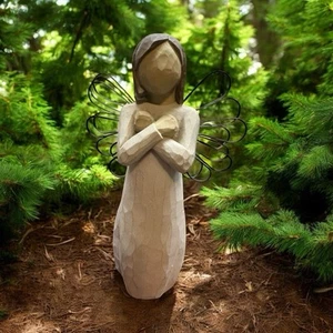 Demdaco by Susan Lordi 2003 Willow Tree Sign for Love Sculpted Angel Figurine - Picture 1 of 16