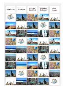 Fotovorhang 50 Fotos 10 x 15 cm Querformat Fotowand Bilderwand Bildervorhang - Bild 1 von 1