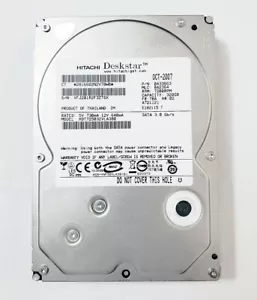 Disco duro 100 % saludable Hitachi Deskstar 320 GB 3,5" SATA 7200 rpm T7K500 probado - Imagen 1 de 3