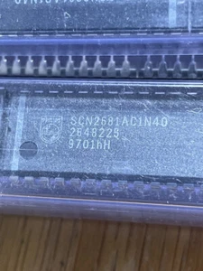 TWO (2) PHILLIPS SCN2681AC1N40, Dual USART controller in a 40 pins PDIP - Picture 1 of 2