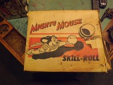 RARE Mighty Mouse Skil-Roll Game In Original Box