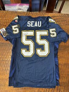 Junior Seau Signed San Diego Chargers Jersey PSA DNA Coa Autographed