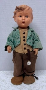 Muñeca de colección Goebel MJ Hummel vinilo niño 11" hecha en Alemania usada en excelente estado - Imagen 1 de 14