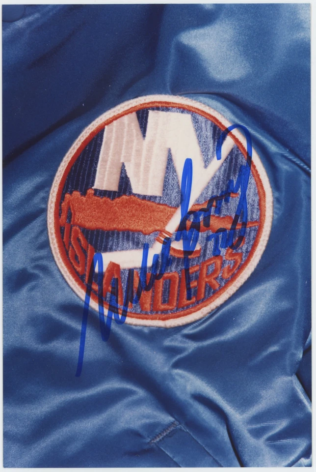 Foto firmada autografiada por Mike Bossy de los New York Islanders certificado de autenticidad AMC 28090 Foto 1 de 1