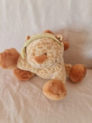 Doudou Peluche Musicale Et Son Bébé Léopard Noukie's ZIMBO et LEO 24 Cm TBE  - Photo 1/2