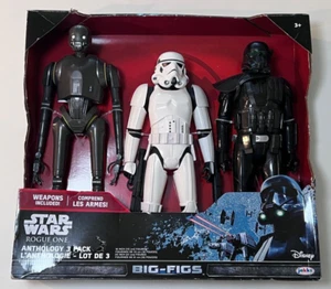 2016 Jakks Star Wars Rogue One 18" Big Figs 3-Pack Death Stormtrooper K-2SO - Picture 1 of 15