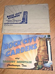 1935 ROCK CITY GARDENS, Chattanooga TN Book - CURT TEICH New in ENVELOPE - Picture 1 of 11