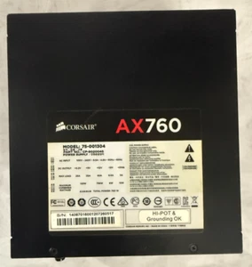 Alimentation ATX Power Supply CORSAIR AX760 760W 80+PLATINE - Photo 1/8