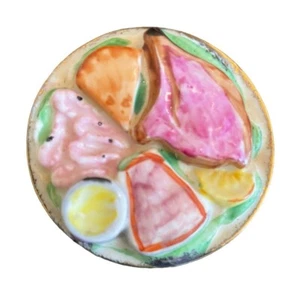Limoges Box Pient Main France Genuine Authentic Trinket Box meat tray - Picture 1 of 5
