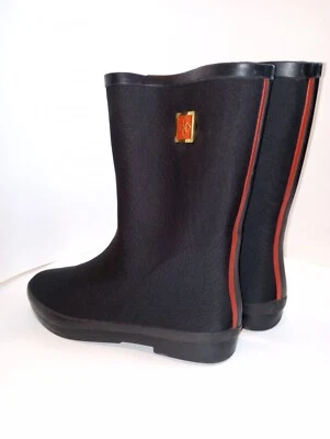 Botas de chuva femininas tamanho 10 panturrilha média 13 polegadas abertura 10 polegadas de altura IRL fotos DAV - Imagem 1 de 4