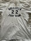 Hollister Men’s T- Shirt Size XL in White with Hollister Graphics VGC