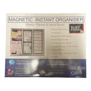 Weekly Planner Magnetic Whiteboard Organiser To Do List Board + Pen Eraser - 20C - Picture 1 of 1