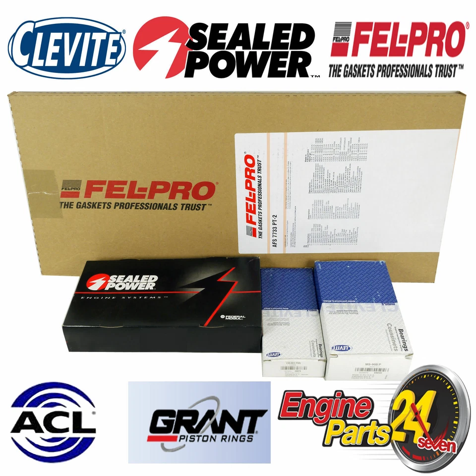 CHEVY SB 327 350 ENGINE REBUILD KIT GREAT BRANDS GREAT PRICE YOU CHOOSE SIZES - image 1 of 1