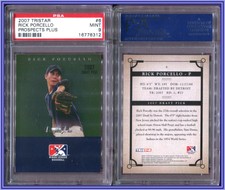PSA 9 2007 TRISTAR Prospects Plus #6 Rick Porcello RC POP3 Detroit Tigers