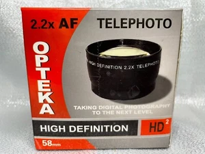 Opteka Telephoto 2.2X AF - HD Lens - New in original box. - Picture 1 of 5