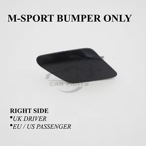 BMW 4er F32 F33 F36 M Sport Headlight Washer Cover Right Side Sapphire Black OEM - Picture 1 of 8