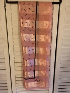 YSL Yves St Laurent Vintage Pale Pink Square Scarf - Picture 1 of 6