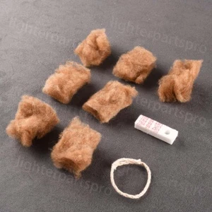 New Camel hair cotton white felt wick kit high oil absorbent for Zippo lighters - Picture 1 of 5