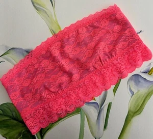 Victoria's Secret PINK COTTON REVERSE LACE Strapless BANDEAU BRALETTE pick 1 NEW - Picture 1 of 17