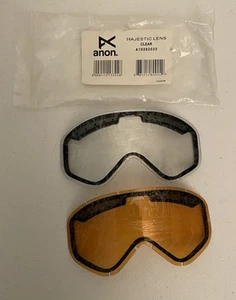 Anon Majestic Snowboard Ski Goggles Replacement Amber & Clear Lens *NEW - Picture 1 of 1