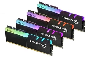 G Skill Trident Z RGB Series 32GB 4x 8GB 288 Pin SDRAM PC4 25600 DDR4 3200 CL16- - Picture 1 of 4