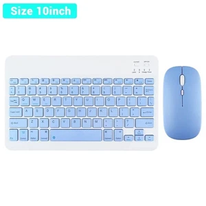 For Computer laptop Macbook Smart Wireless Bluetooth Keyboard LED Rechargeable - Picture 1 of 52