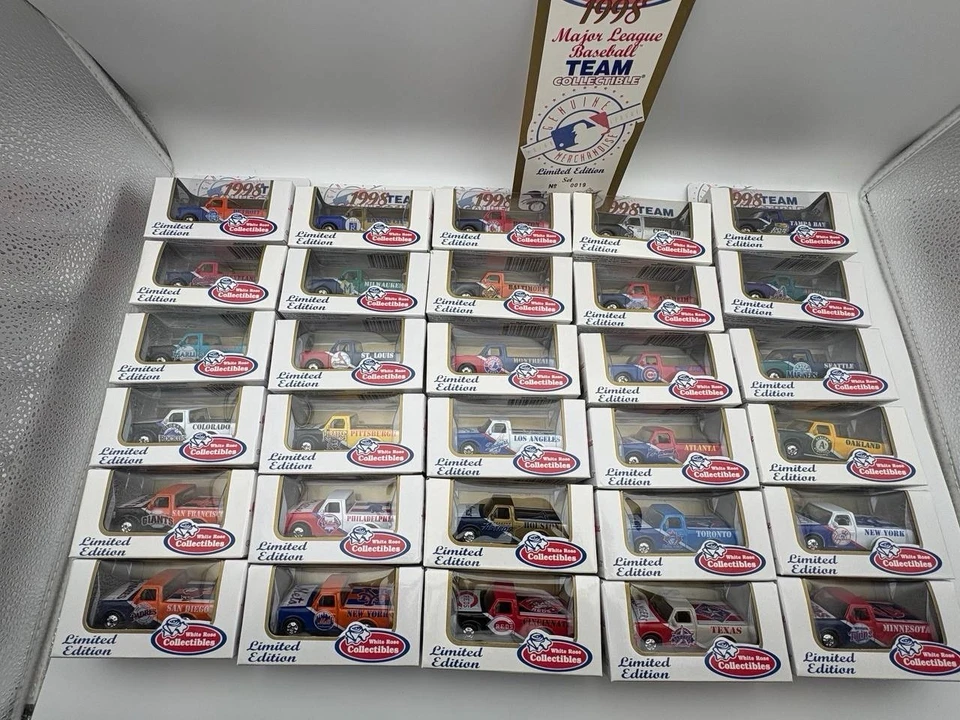 White Rose 1998 MLB Die-Cast Truck Juego Completo 30 Equipos Edición Limitada #19 Foto 1 de 4