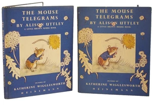 * Lovely Copy * Alison Uttley The Mouse Telegrams First Edition in D/J 1955 - Picture 1 of 21