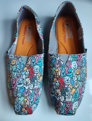 Zapatos sin cordones BOBS/Skechers Memory Foam/para mujer talla: 8. Usado. Foto 1 de 4