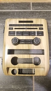 2009-2014 Ford F-150 Radio Control Panel Unit OEM BL3T18A802HD Woodgrain  - Picture 1 of 2