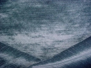 12-7/8Y Romo Kirkby K5058 Orion Deep Lagoon Faux Linen Velvet Upholstery Fabric - Picture 1 of 4